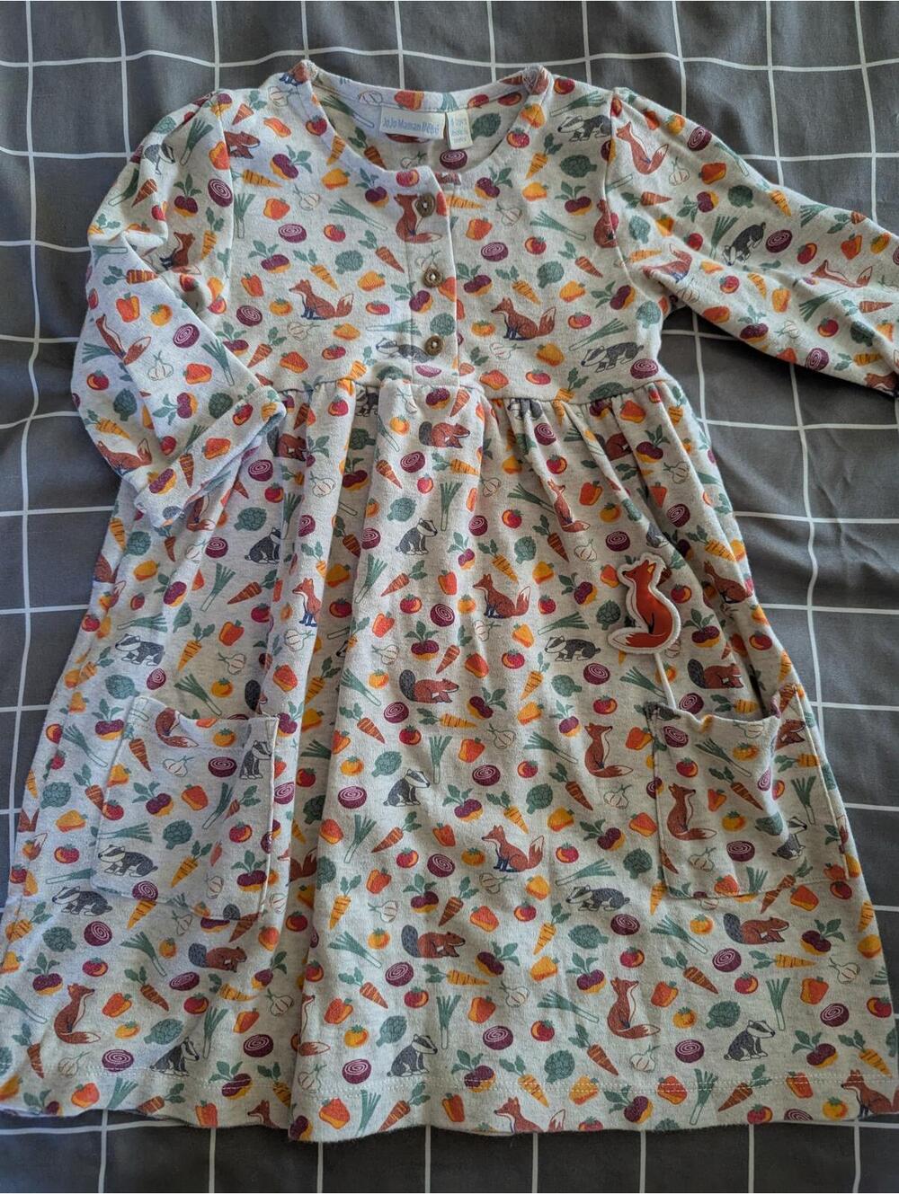 Jojo fox harvest vegetables dress